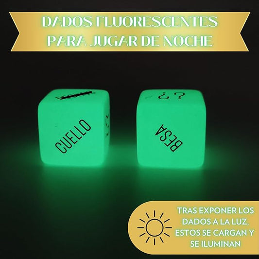 Kit Dados Eróticos + Antifaz | Juego para Parejas 🔥